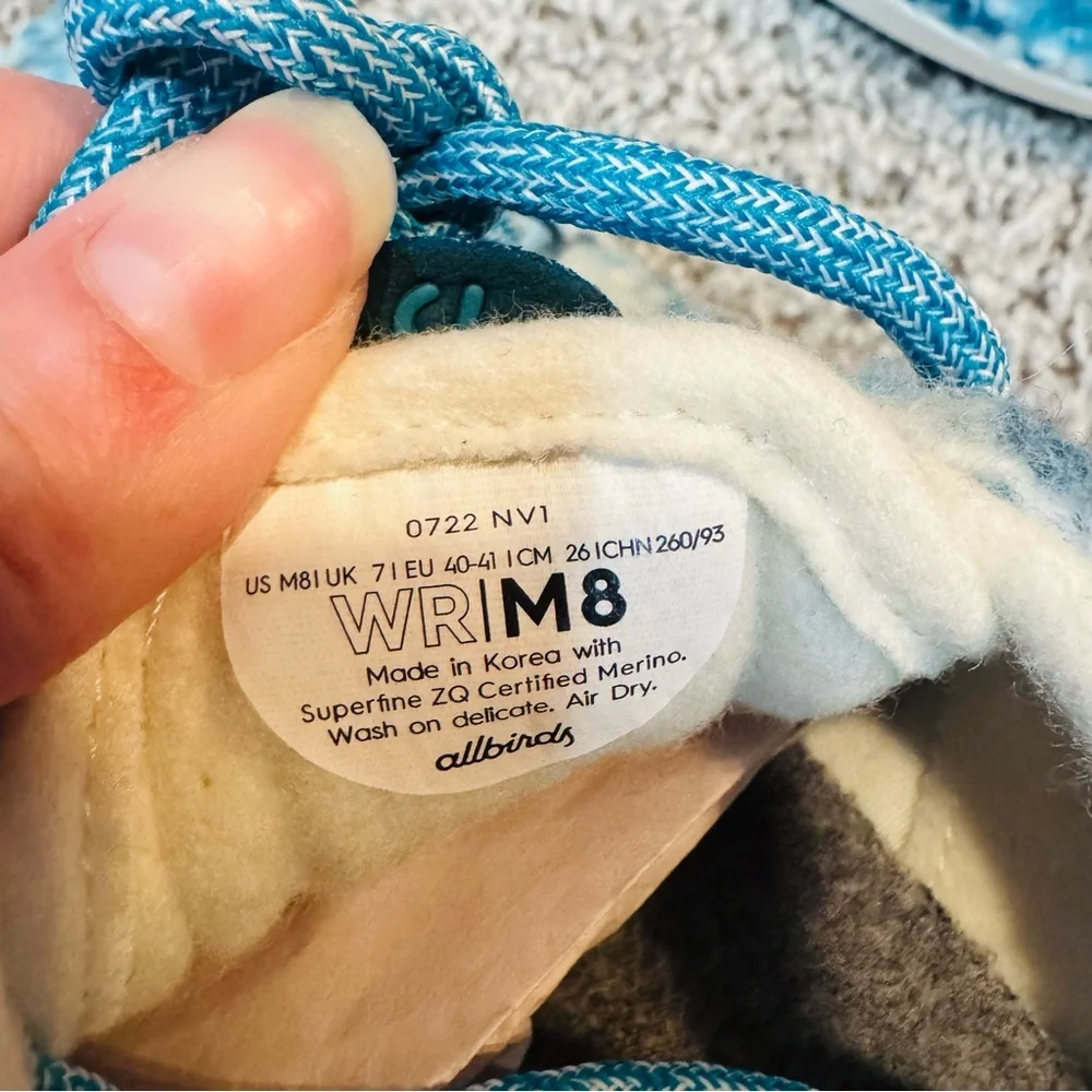 NEW☀️ Allbirds Wool‎ Runner Fluff’s Sneakers Women’s Size 8